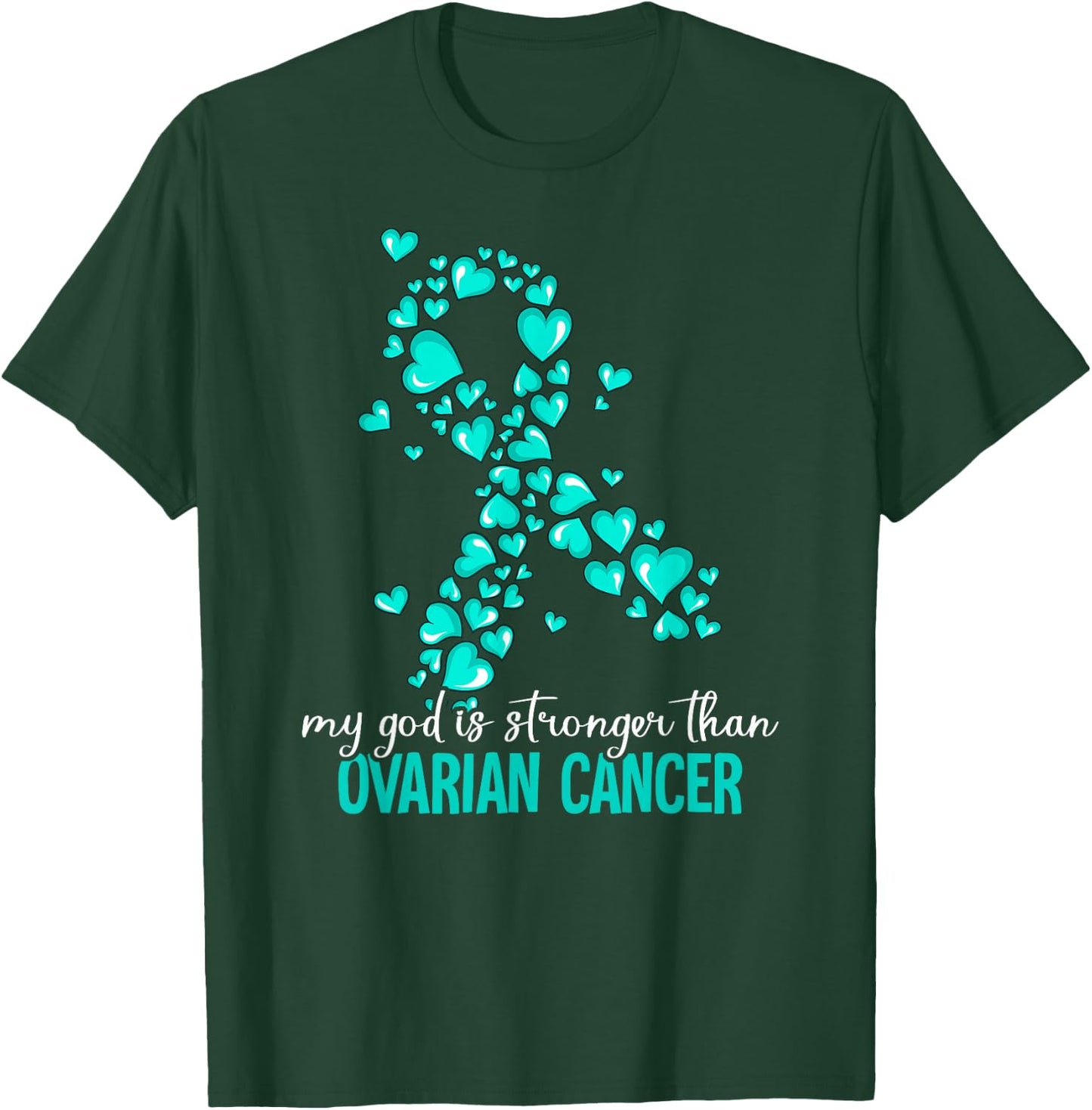 Ovarian Cancer Awareness T-Shirt - T-Shirt | Forest