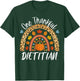 One Thankful Dietitian Cute Thanksgiving Autumn Fall Rainbow T-Shirt - T-Shirt | Forest