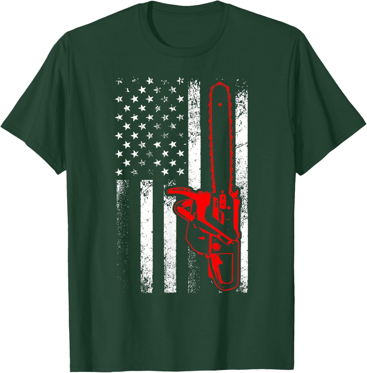 Funny Logger Arborist Gift Men Cool Lumberjack Woodworker T-Shirt - T-Shirt | Forest
