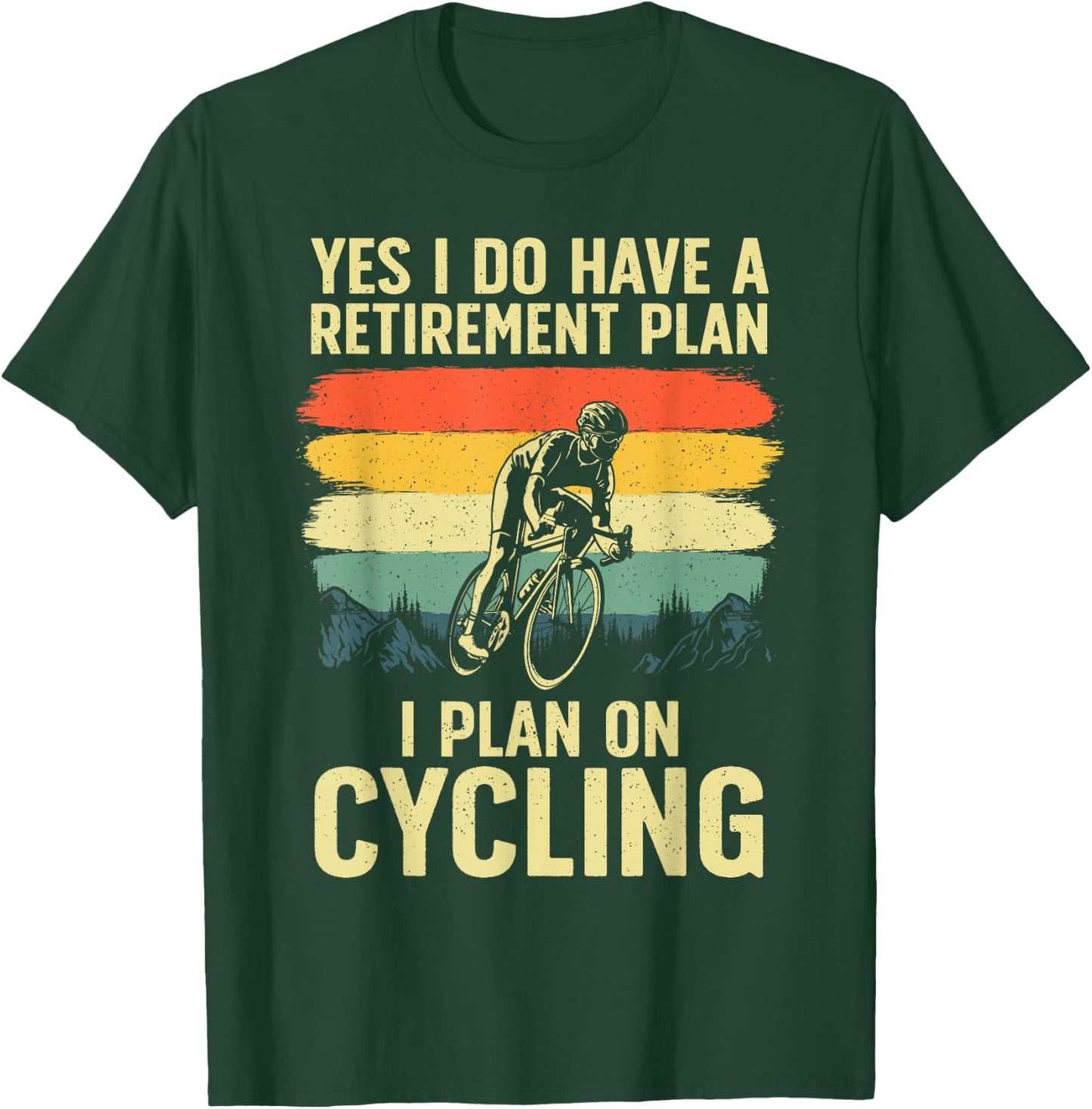 Funny Cycling Art Women Bicyclist Bike Racing Biker T-Shirt - T-Shirt | Forest