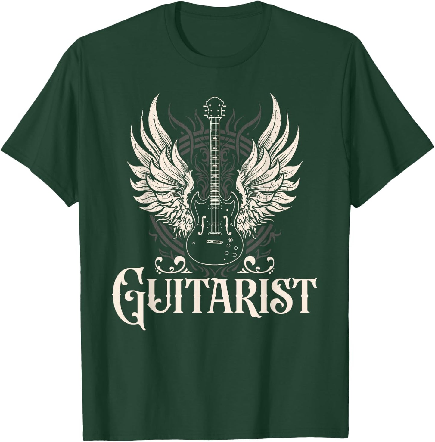 Guitarist, musician, guitar, guitar player T-Shirt - T-Shirt | Forest
