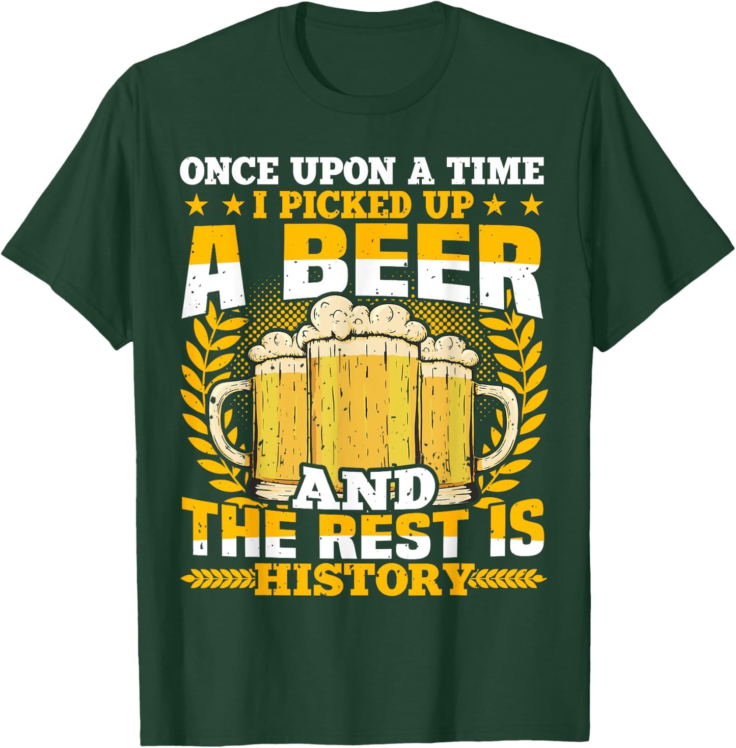 Beer Drinking, Funny Beer Saying For A Beer Lover T-Shirt - T-Shirt | Forest
