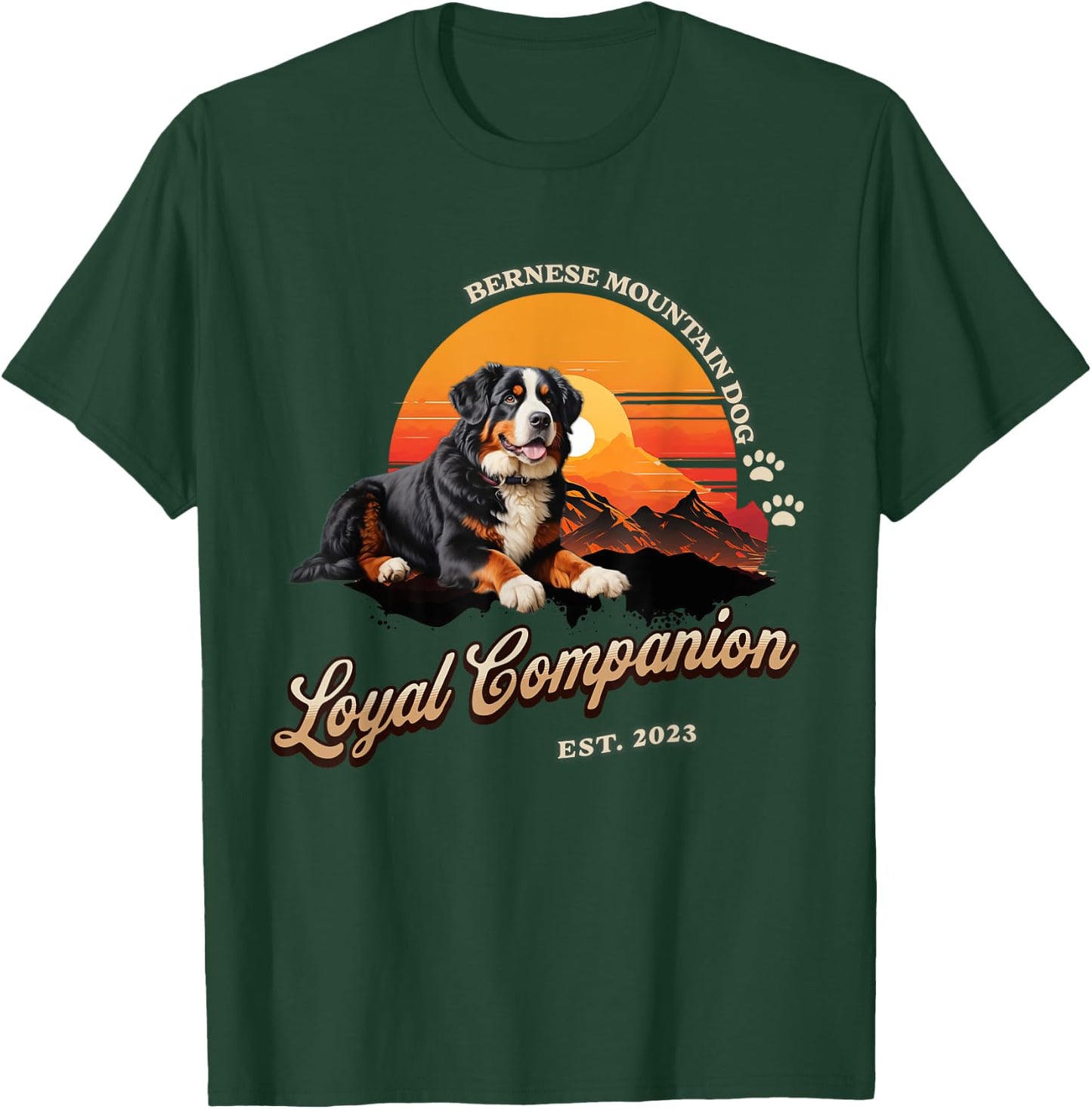 Bernese Mountain dog Shirt. Bernese Mountain dog Men Women T-Shirt - T-Shirt | Forest