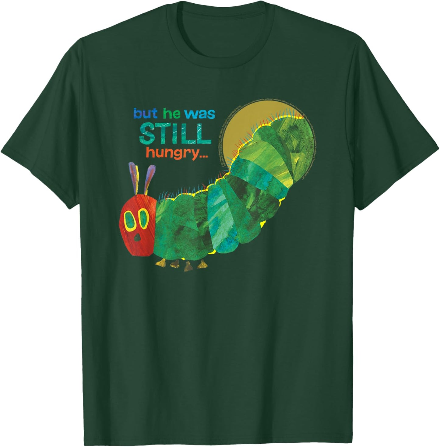 Eric Carle The Very Hungry Caterpillar Still Hungry Book T-Shirt - T-Shirt | Forest