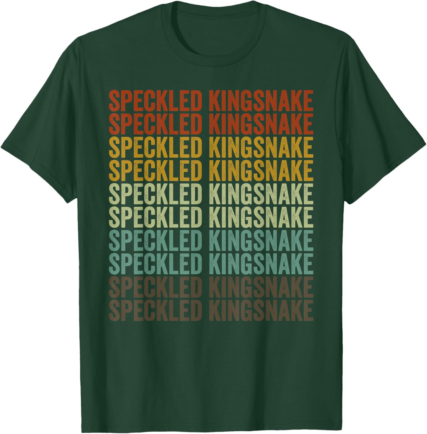 Speckled Kingsnake Retro T-Shirt - T-Shirt | Forest