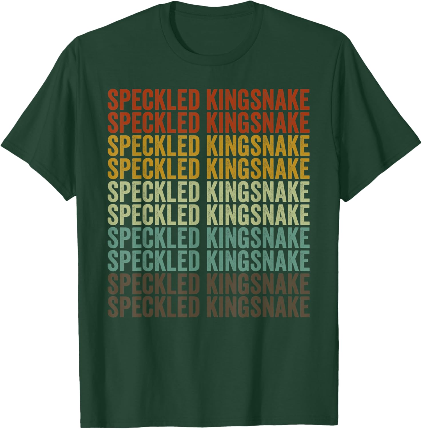 Speckled Kingsnake Retro T-Shirt - T-Shirt | Forest