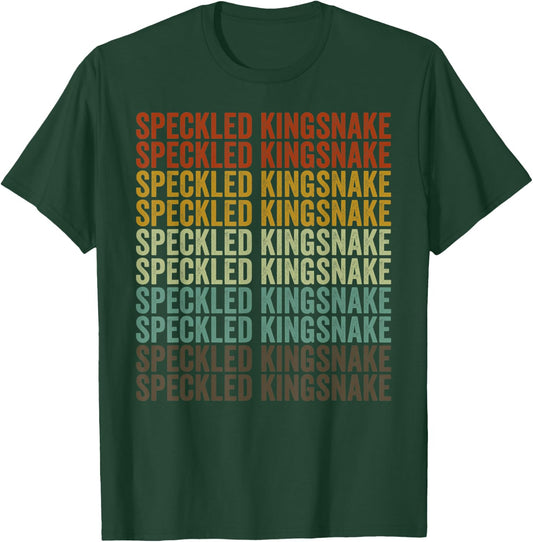 Speckled Kingsnake Retro T-Shirt - T-Shirt | Forest