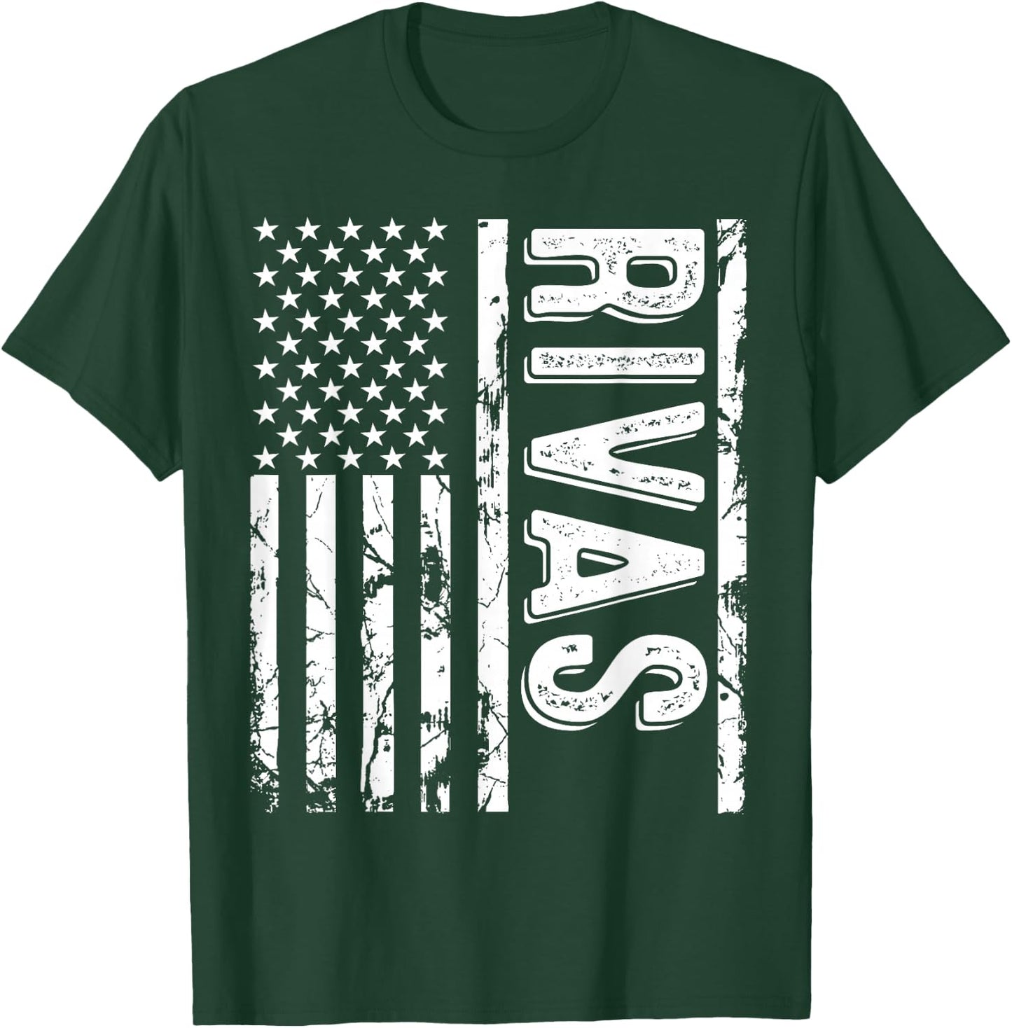 Rivas Last Name Funny Surname Team Rivas Family Reunion T-Shirt - T-Shirt | Forest