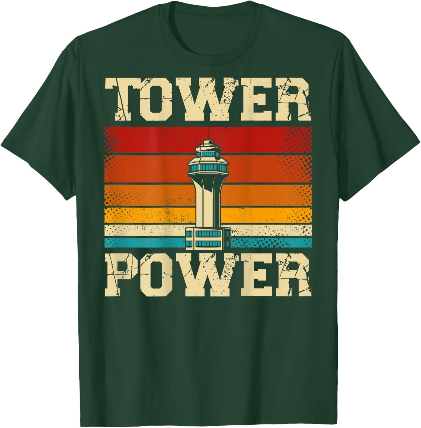 Tower Power Flight Control T-Shirt - T-Shirt | Forest