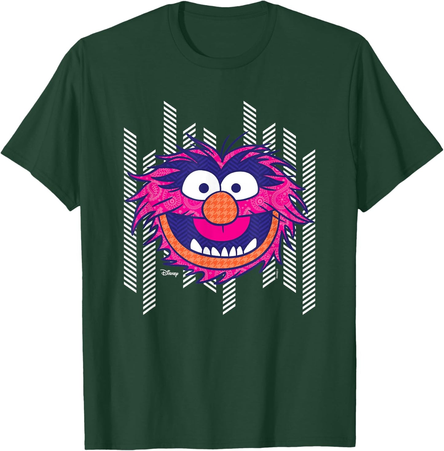 The Muppets - Animal Patterned Head T-Shirt - T-Shirt | Forest