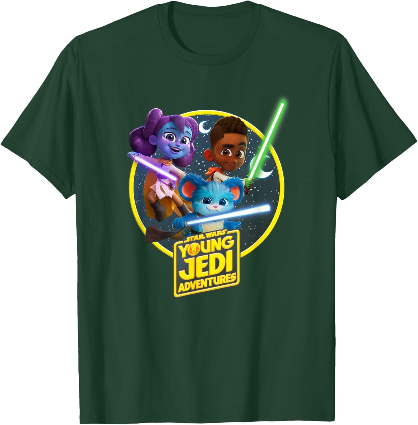 Star Wars: Young Jedi Adventures Lys Nubs & Kai Poster T-Shirt - T-Shirt | Forest