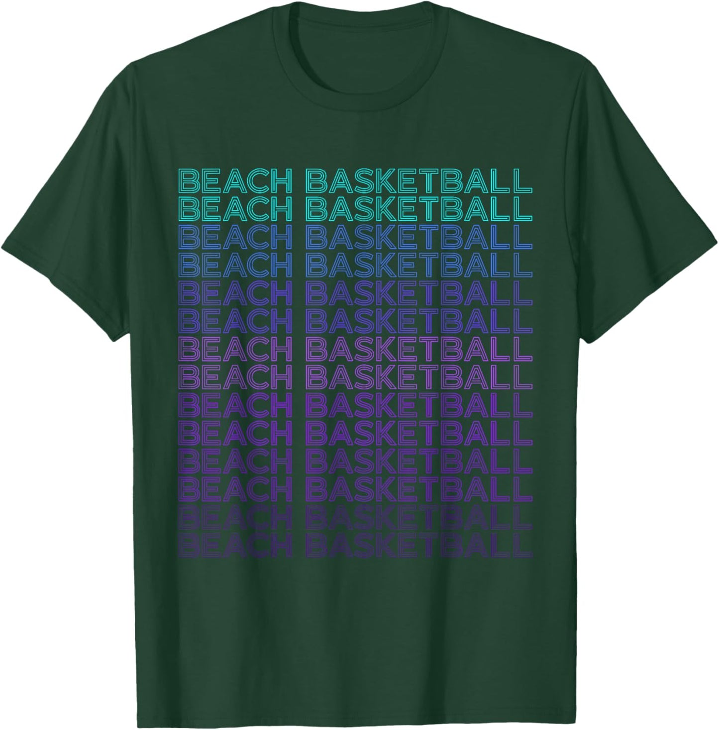 Beach Basketball T-Shirt - T-Shirt | Forest