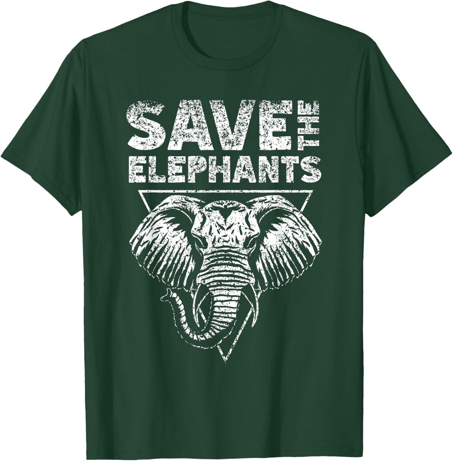 Save The Elephants Endangered Elephant Rescue T-Shirt - T-Shirt | Forest