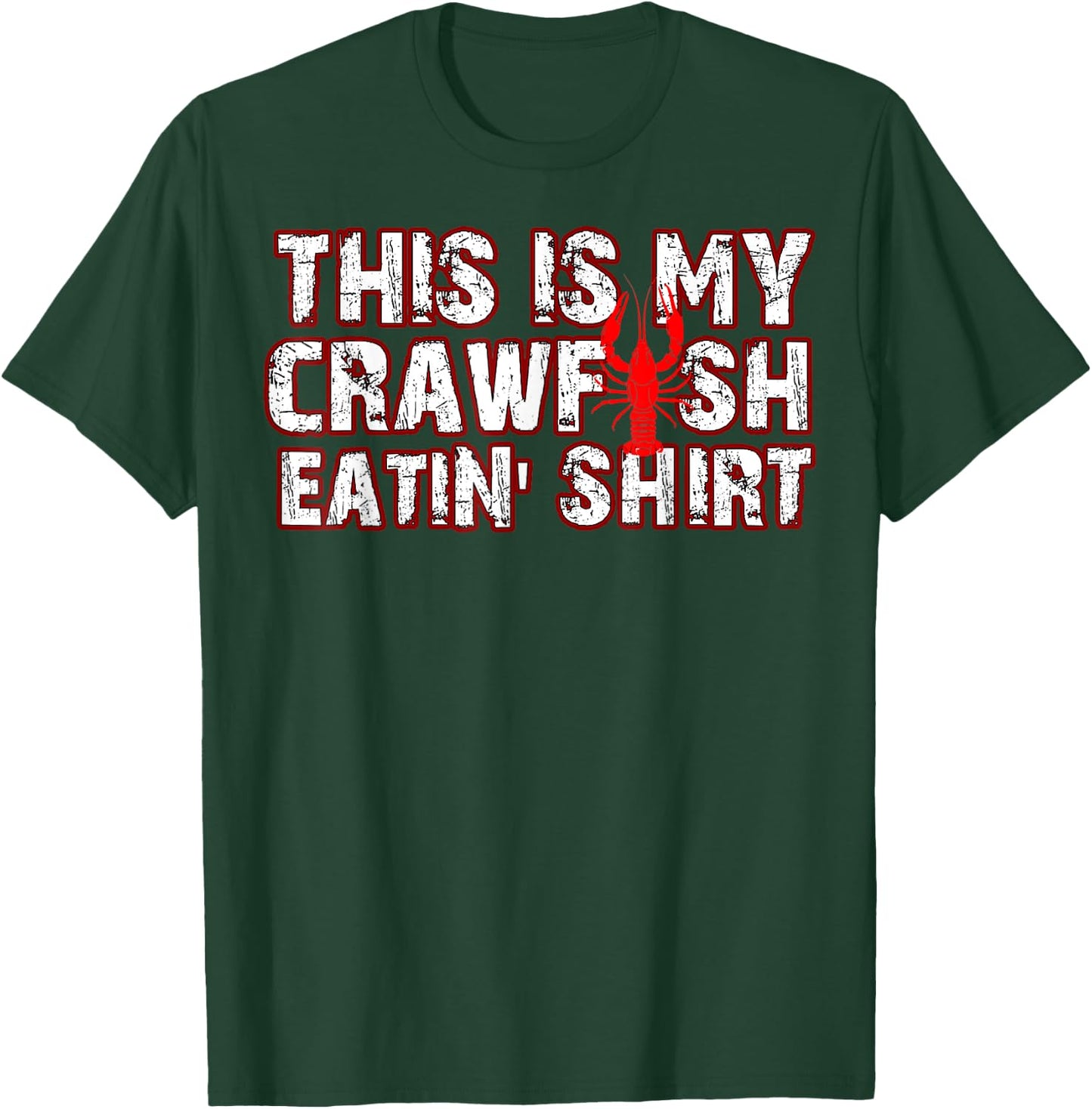 New Orleans Mardi Gras This Is My Crawfish Eating T-Shirt - T-Shirt | Forest