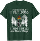 That's What I Do I Pet Dogs I Ride Horses And I Know Things T-Shirt - T-Shirt | Forest