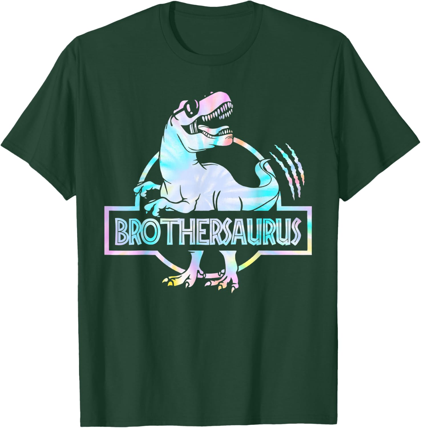 Brothersaurus T Rex Dinosaur Brother Saurus Family Matching T-Shirt - T-Shirt | Forest