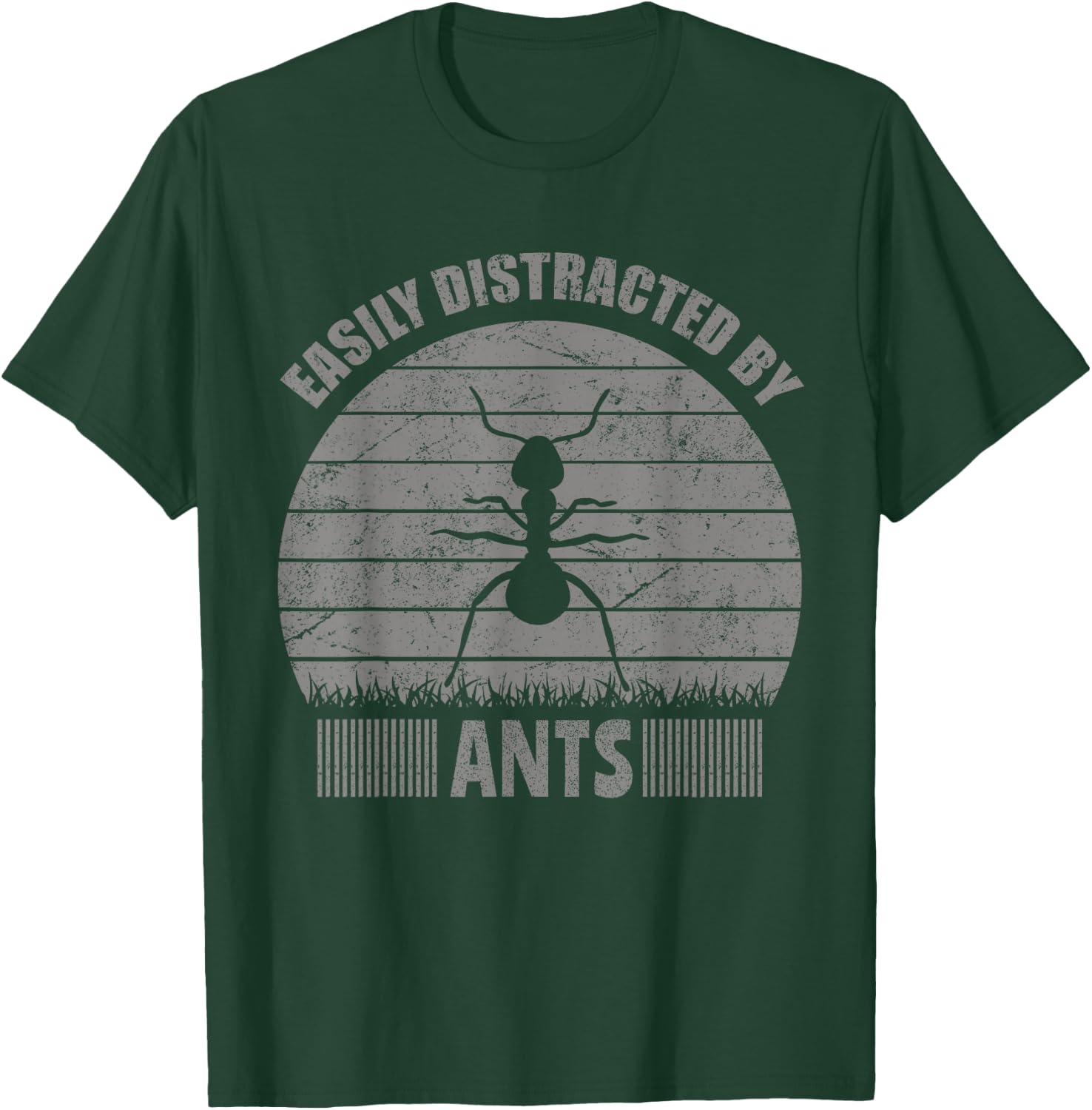 Ants Bugs Shirt | Easily Distracted By Ants For Youth & Kids T-Shirt - T-Shirt | Forest