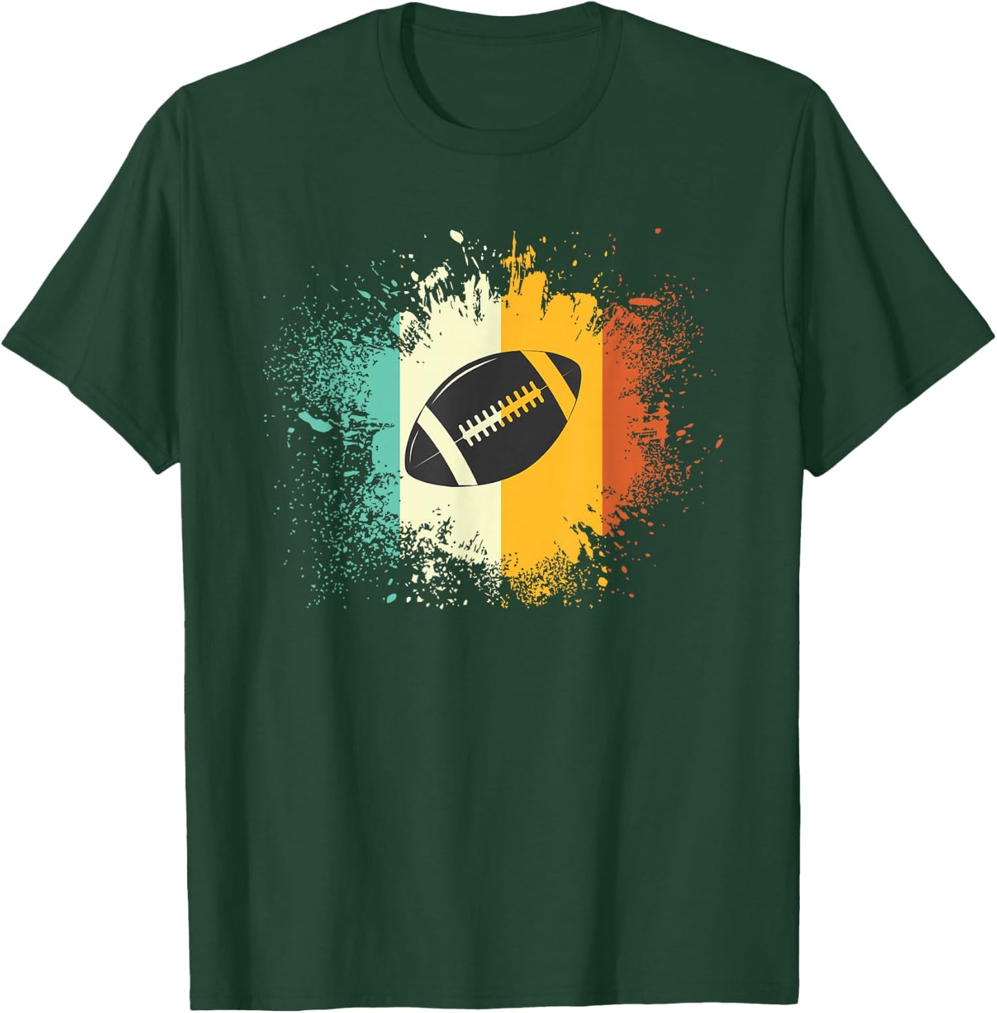 American Football - Vintage Football T-Shirt - T-Shirt | Forest