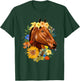 Floral Spring Horses - Animal Horse Rider Equestrian Lover T-Shirt - T-Shirt | Forest