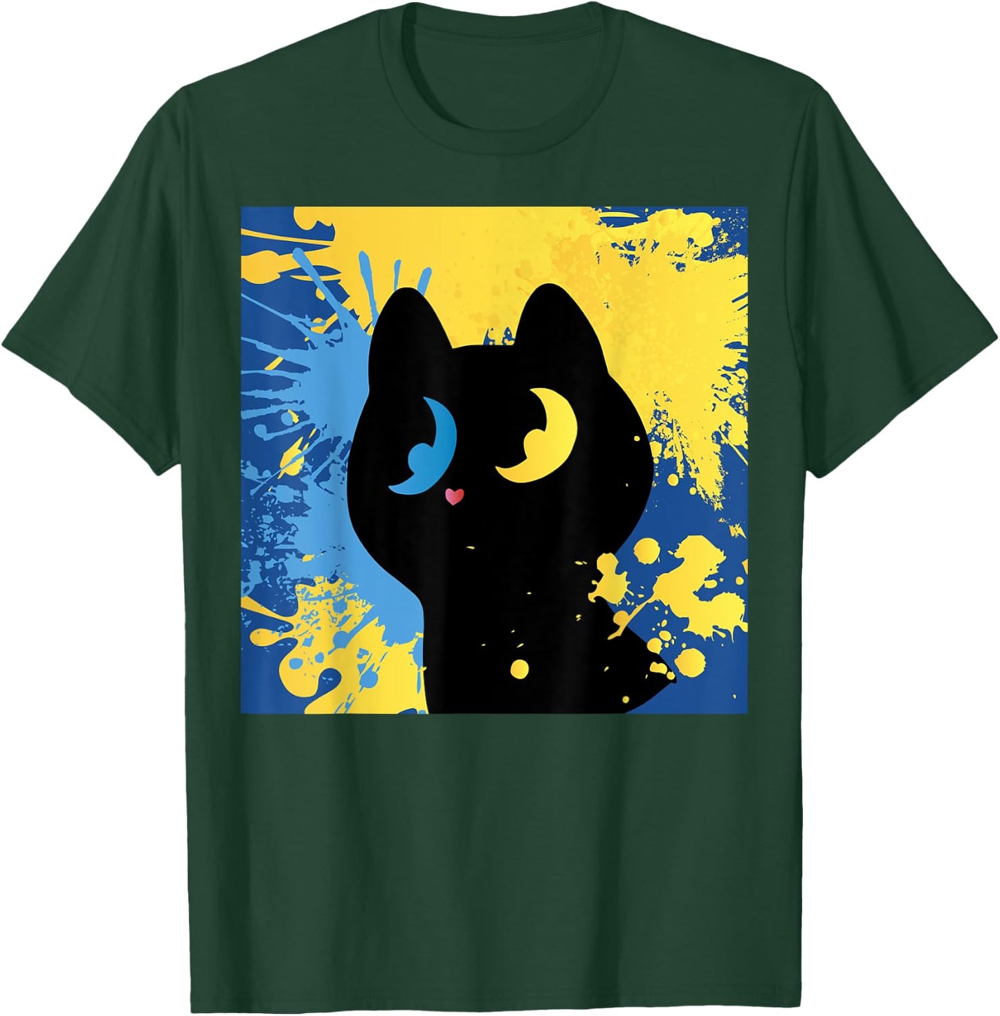 Ukrainian cats Ukraine Ukraine Flag cat lovers T-Shirt - T-Shirt | Forest