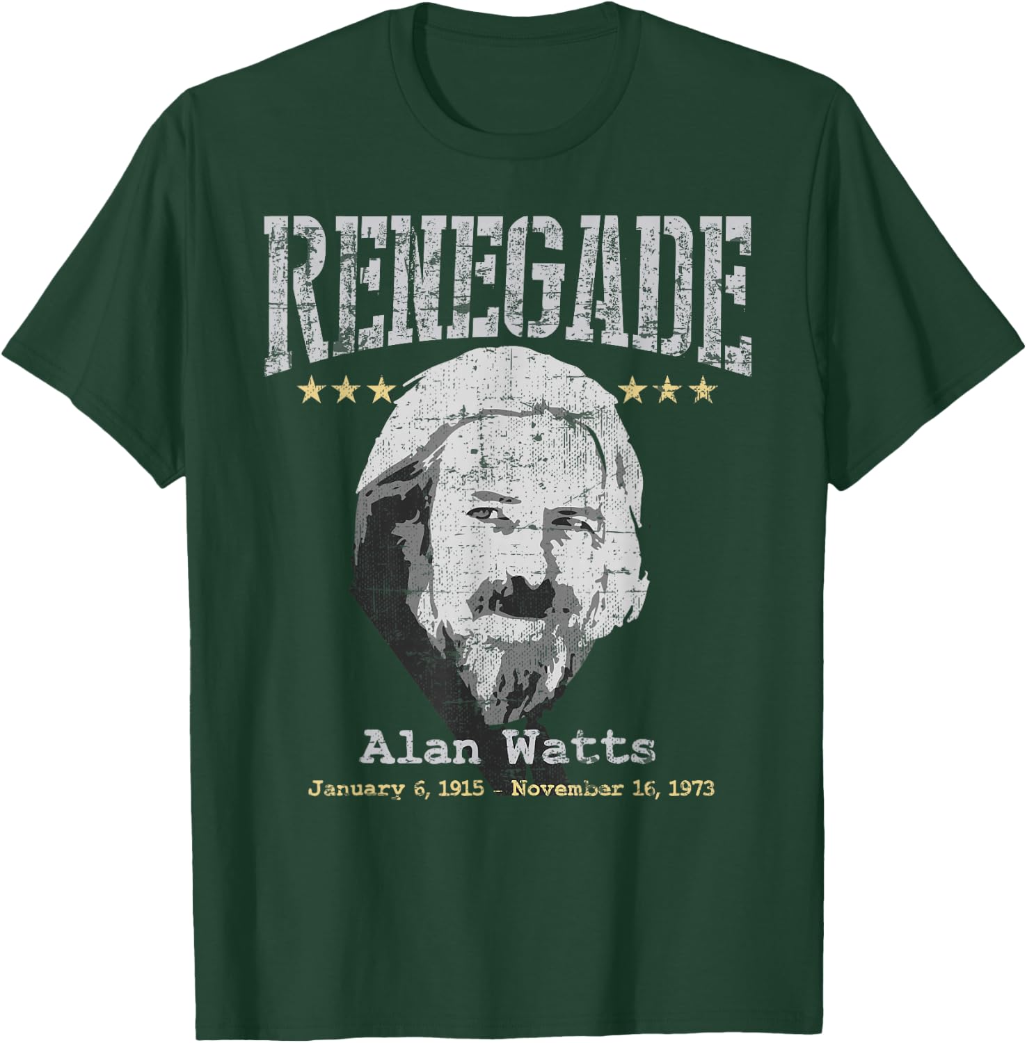 Alan Watts Renegade T-Shirt - T-Shirt | Forest
