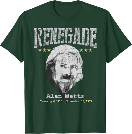 Alan Watts Renegade T-Shirt - T-Shirt | Forest