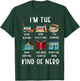 I'm The Kind Of Nerd Funny Book Reading T-Shirt - T-Shirt | Forest