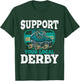 Support Your Local Roller Derby - Skater Roller Skating T-Shirt - T-Shirt | Forest