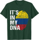 It's in My DNA colombian proud men women kids colombia T-Shirt - T-Shirt | Forest