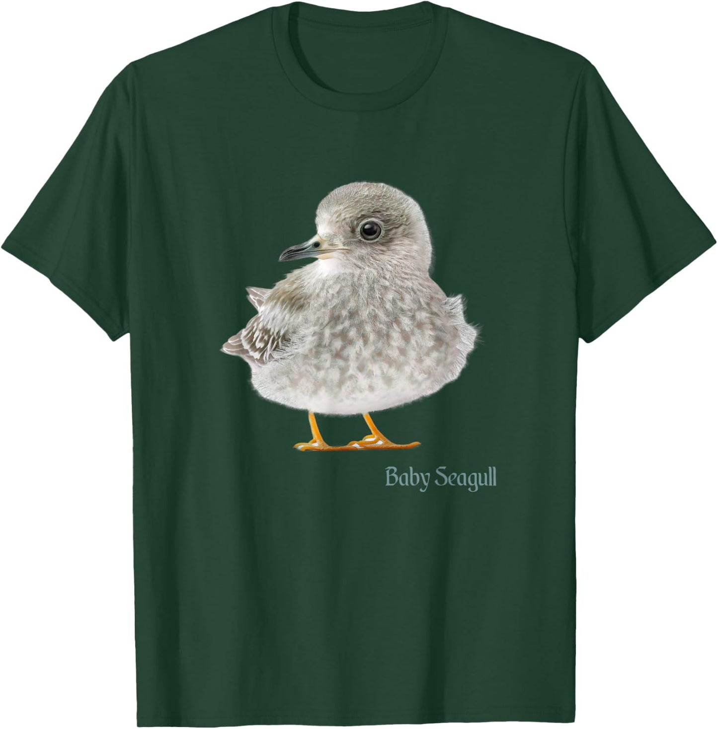Seagull Shirt Baby Seagull Bird Ornithology T-Shirt - T-Shirt | Forest