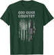 God Guns Country With Gun American Flag Patriotic Men T-Shirt - T-Shirt | Forest