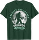 Orlando Florida Respect the Locals Bigfoot Swamp Ape T-Shirt - T-Shirt | Forest