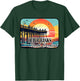 Outer Banks North Carolina Pier Fishing at Dawn Design T-Shirt - T-Shirt | Forest