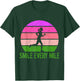 Women Running Marathon Funny Runner Smile Every Mile T-Shirt - T-Shirt | Forest