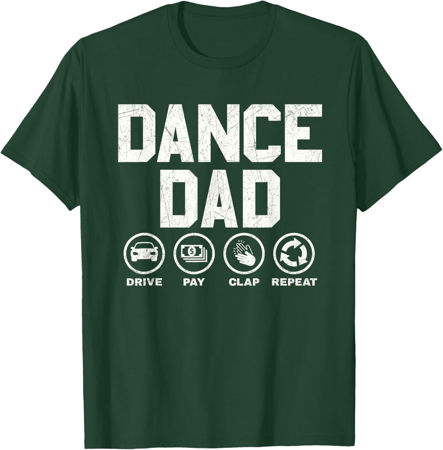 Funny Dance Dad Proud Dancer Dancing Father Men T-Shirt - T-Shirt | Forest