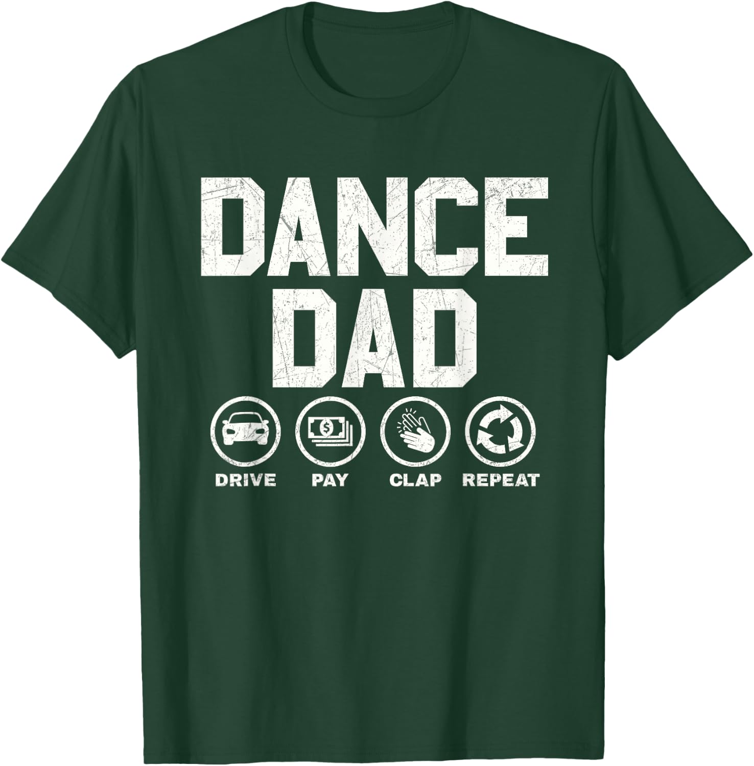Funny Dance Dad Proud Dancer Dancing Father Men T-Shirt - T-Shirt | Forest
