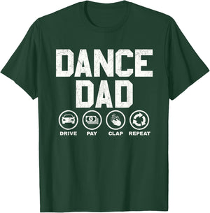 Funny Dance Dad Proud Dancer Dancing Father Men T-Shirt - T-Shirt | Forest
