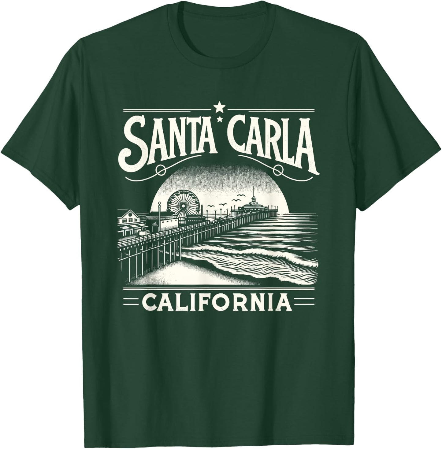Santa Carla California Vampire Murder Capital Of The World T-Shirt - T-Shirt | Forest