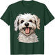 Cute Maltipoo Face Dog Lover Mom Pet Puppy Owner Print Art T-Shirt - T-Shirt | Forest