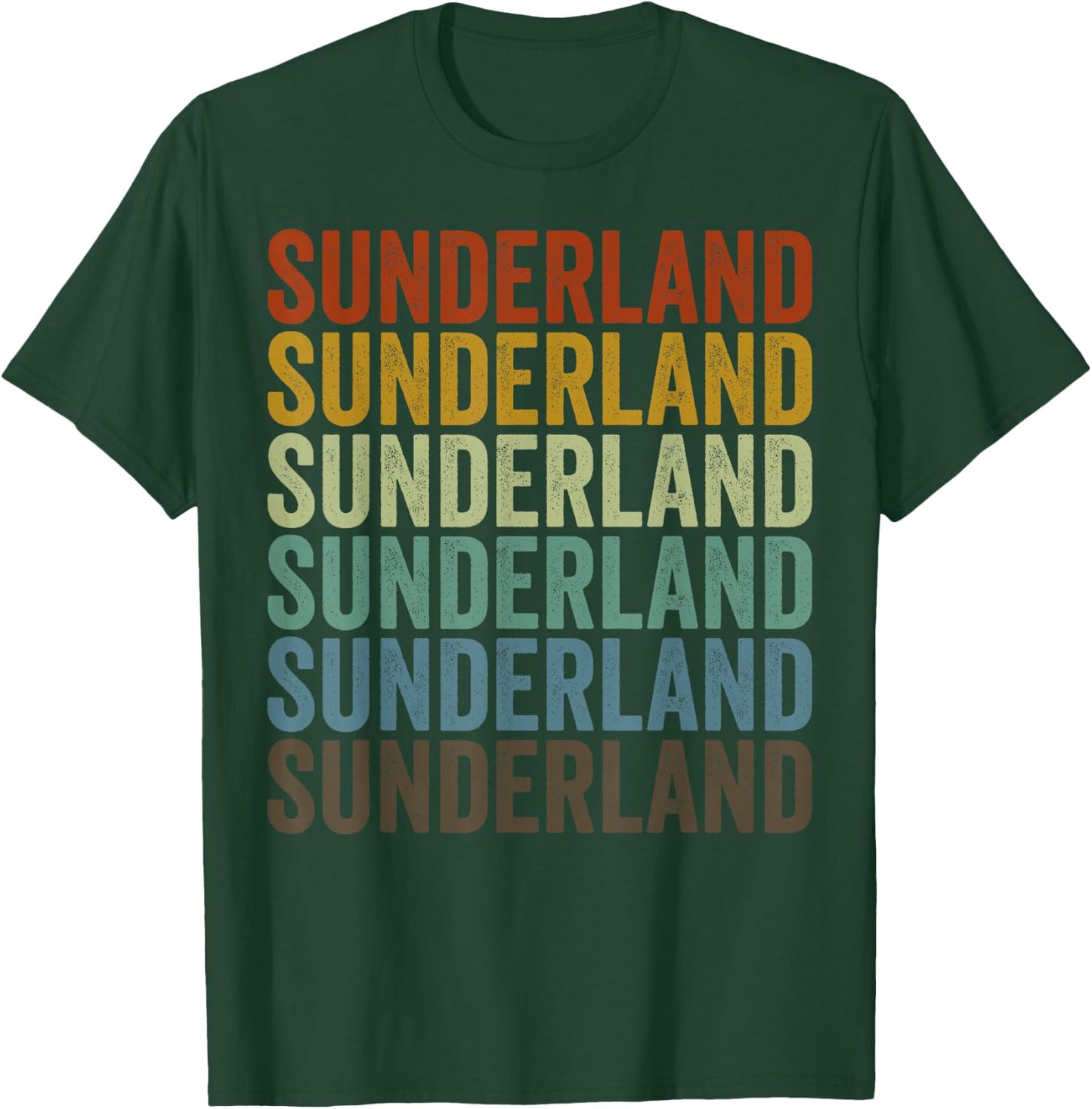 Sunderland City Retro T-Shirt - T-Shirt | Forest