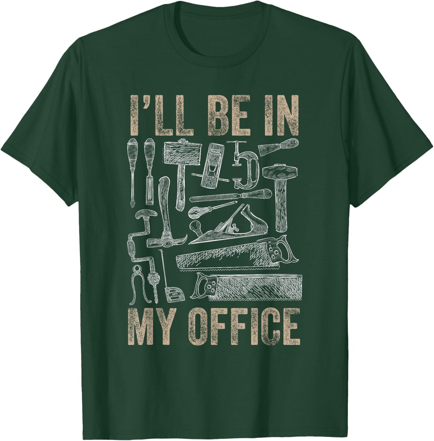 Funny Woodworking Carpenter Carpentry Woodworker T-Shirt - T-Shirt | Forest