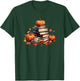 Books Coffee Fall Leaves and Pumpkins Vintage Library T-Shirt - T-Shirt | Forest