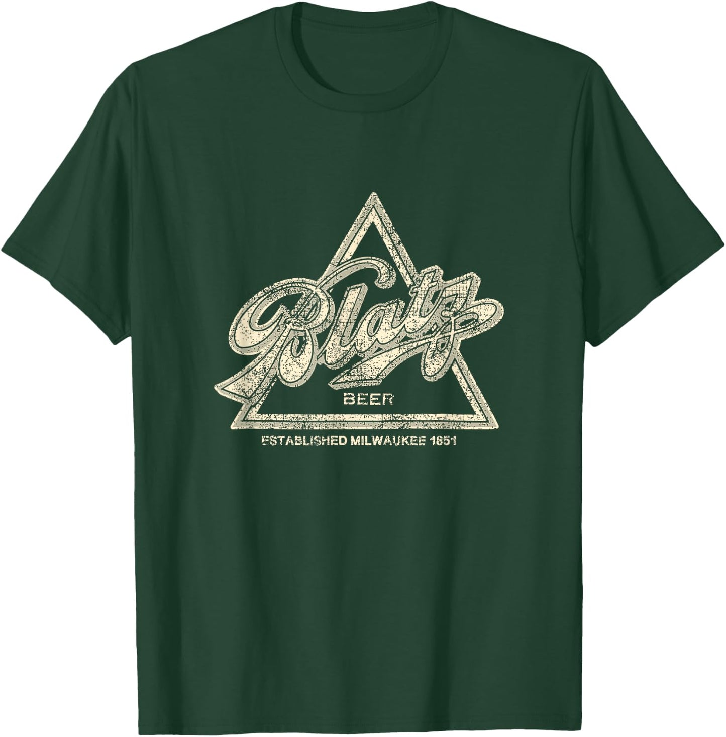 Blatz Beer Vintage Style - Pale Logo T-Shirt - T-Shirt | Forest