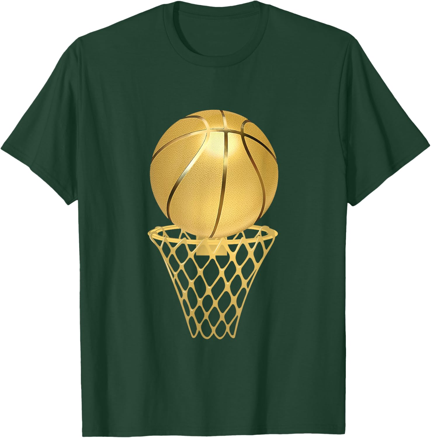 Basketball Player - Trophy Game Coach Sports Lover T-Shirt - T-Shirt | Forest
