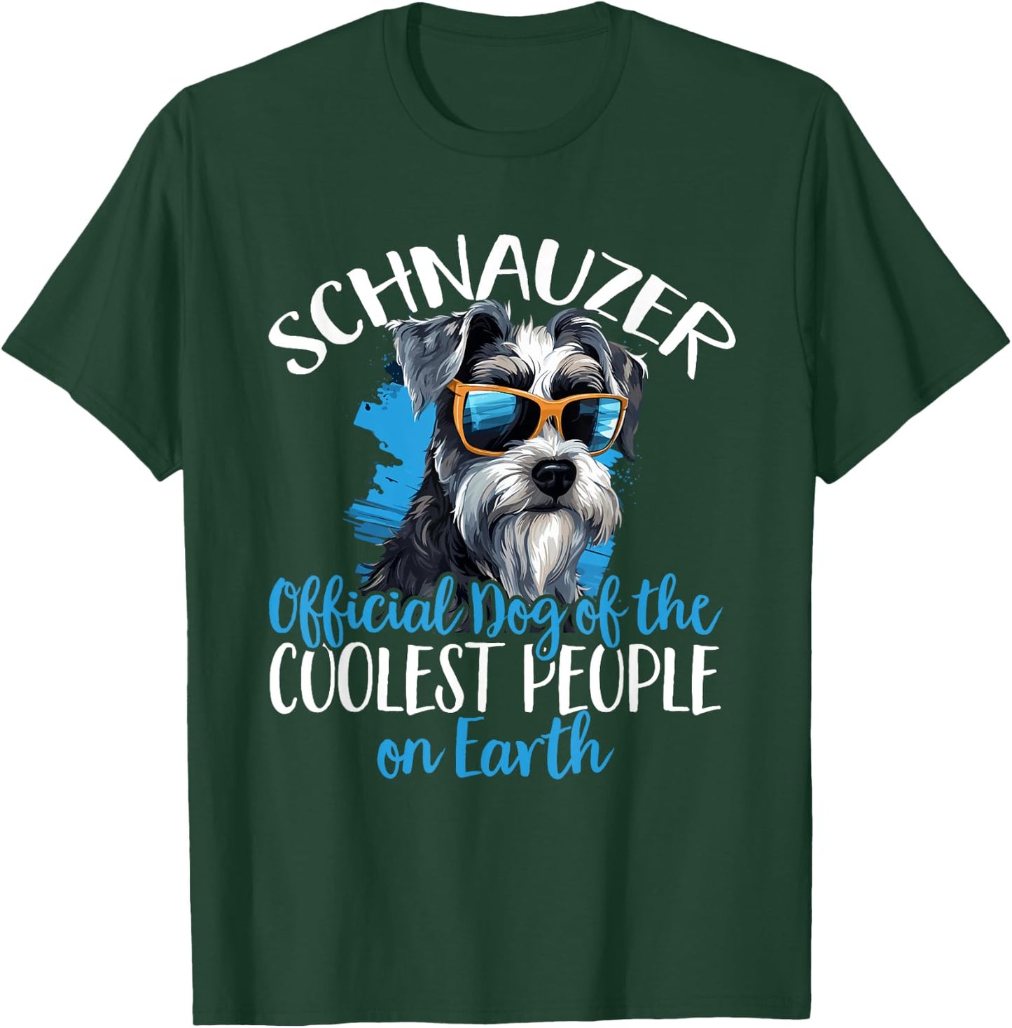 Schnauzer Dog Breed Pet Schnauzer Official Dog T-Shirt - T-Shirt | Forest