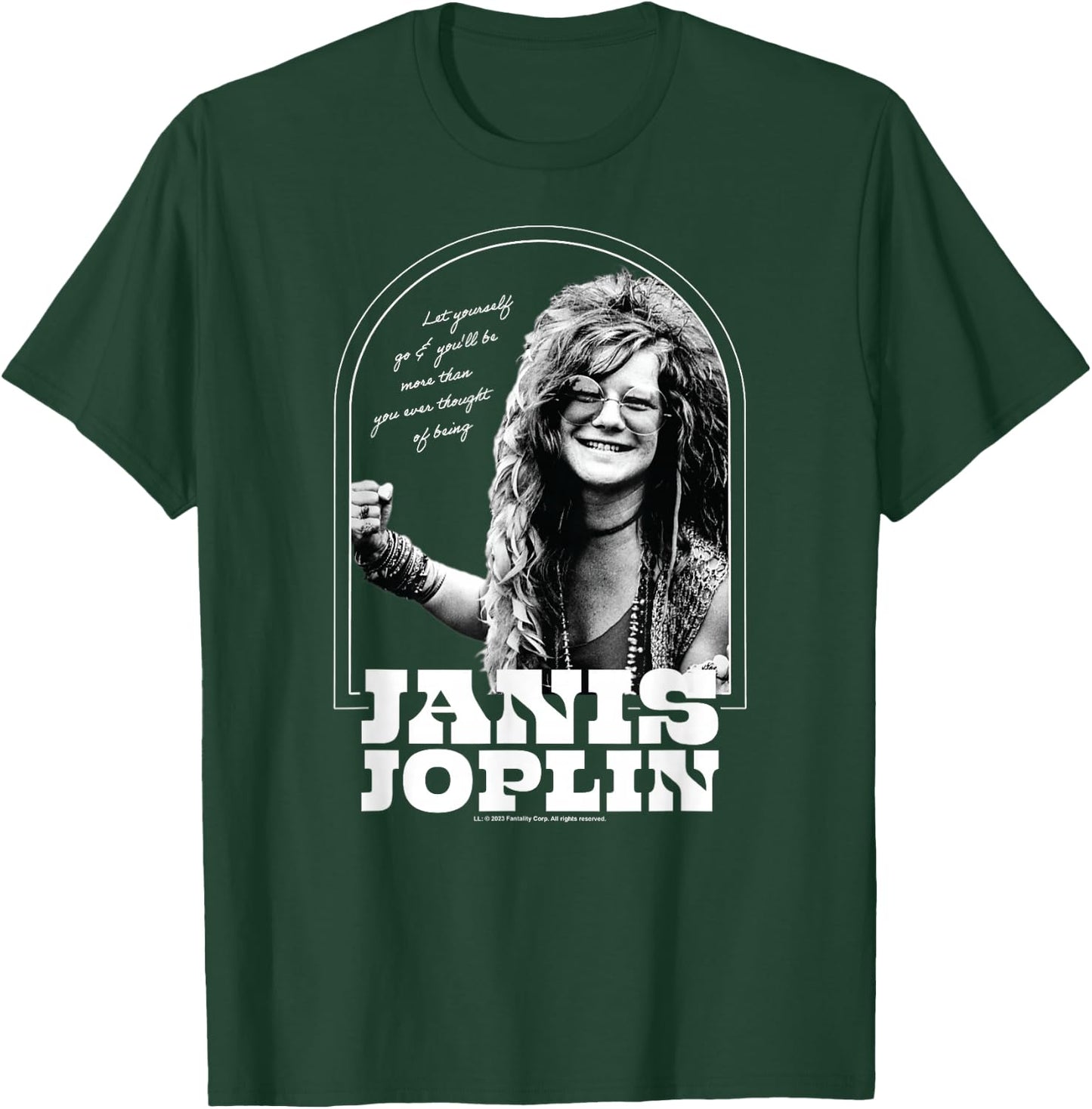 Janis Joplin - Let Yourself Go Be More T-Shirt - T-Shirt | Forest
