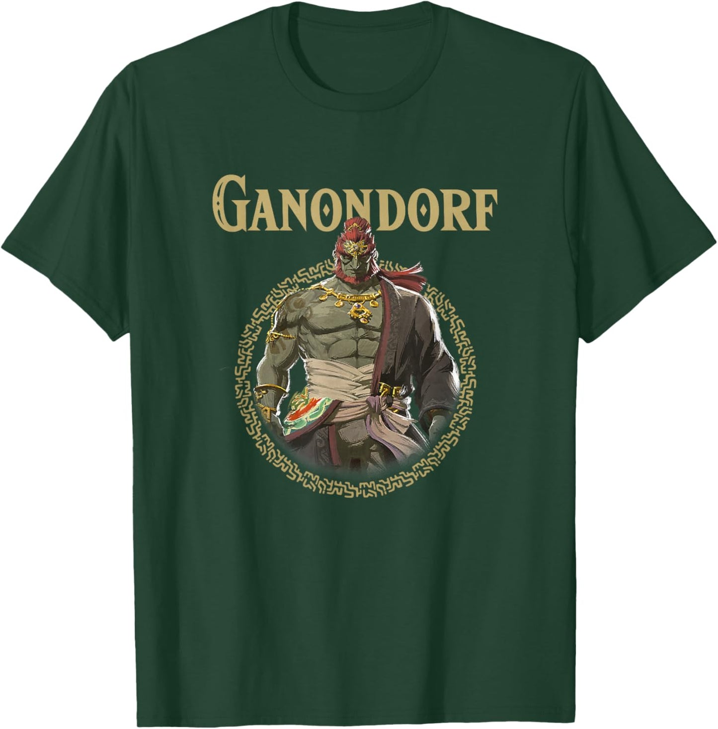 The Legend of Zelda Tears Of The Kingdom Ganondorf Badge T-Shirt - T-Shirt | Forest