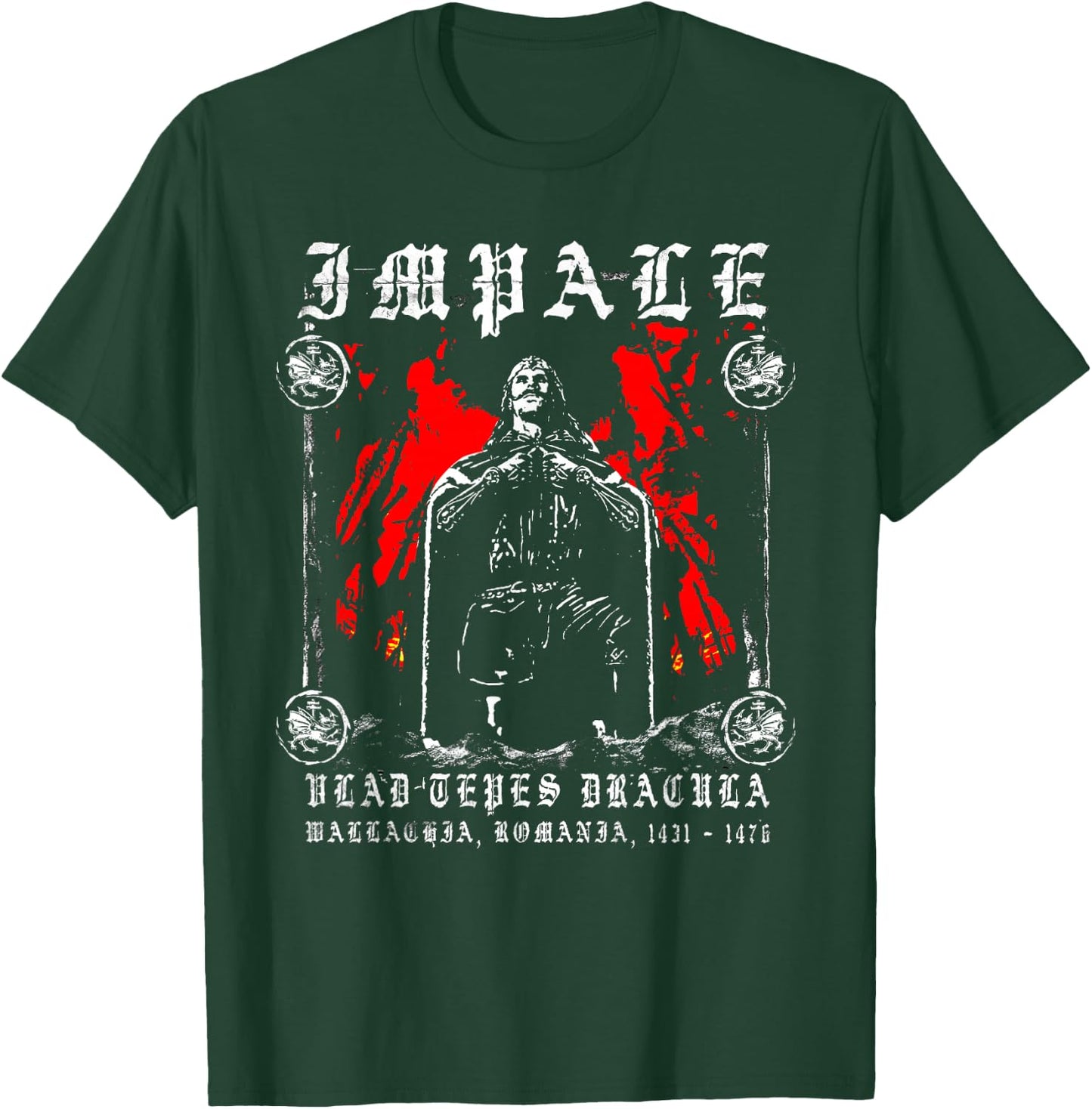 Vlad The Impaler - Vlad Tepes vlad Dracula T-Shirt - T-Shirt | Forest