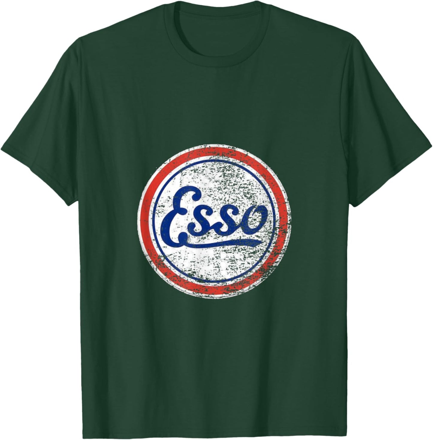 Vintage Esso Gas Station Sign T-Shirt - T-Shirt | Forest