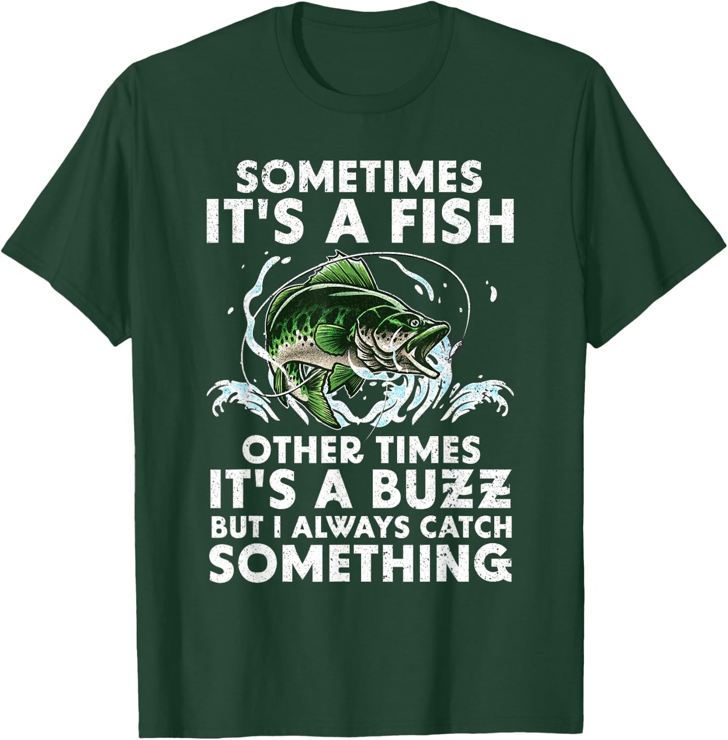 Cool Fishing Design Women Fishing Rod Fish Fisherman Small T-Shirt - T-Shirt | Forest